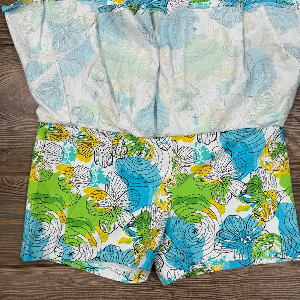 IBKUL Women Size Medium 13in Swing Skort Paddy Lime Multi Floral Activewear NWT - Picture 7 of 11